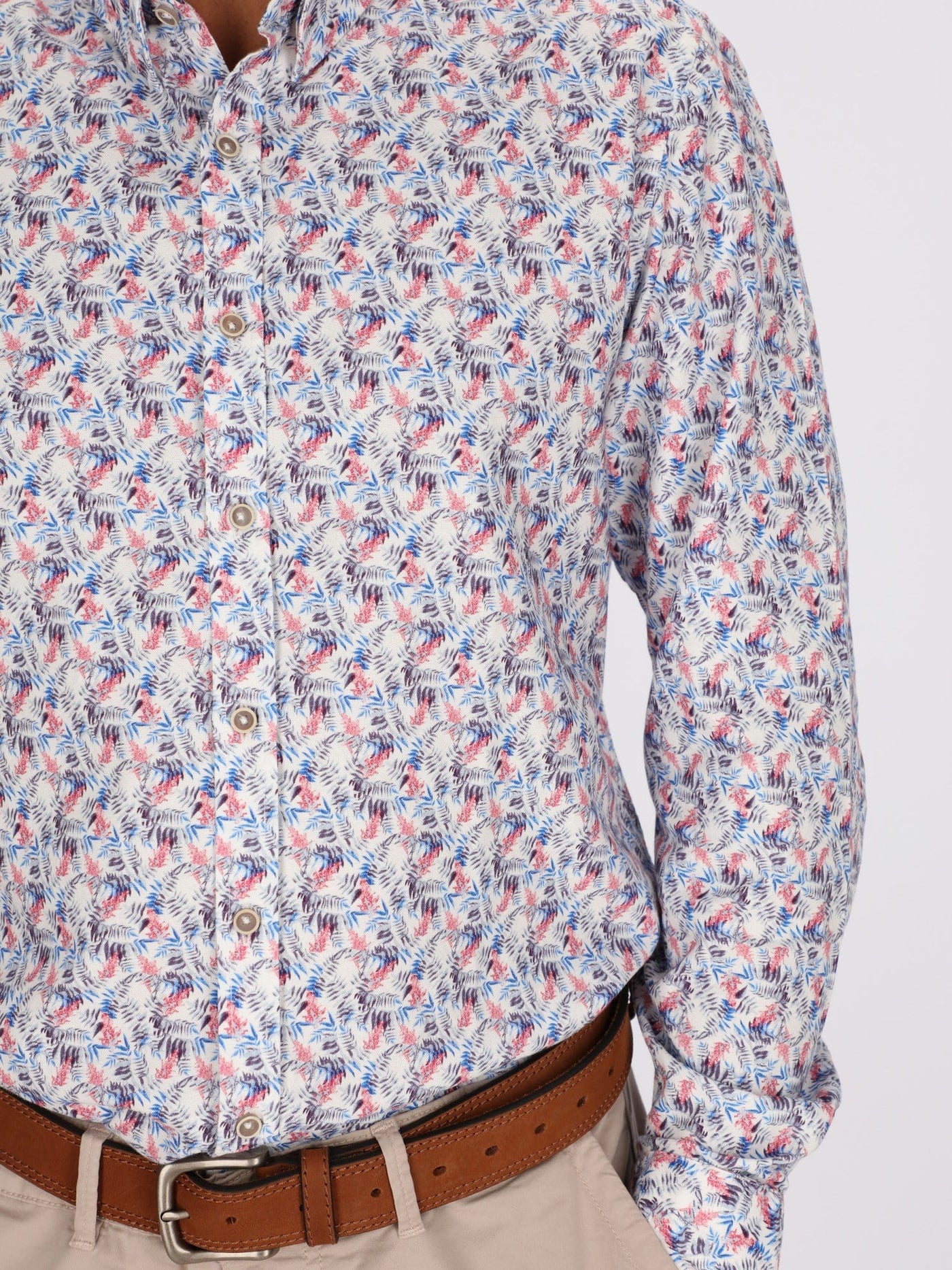 Daniel Hechter Shirts All Over Colorful Small Floral Printed Shirt
