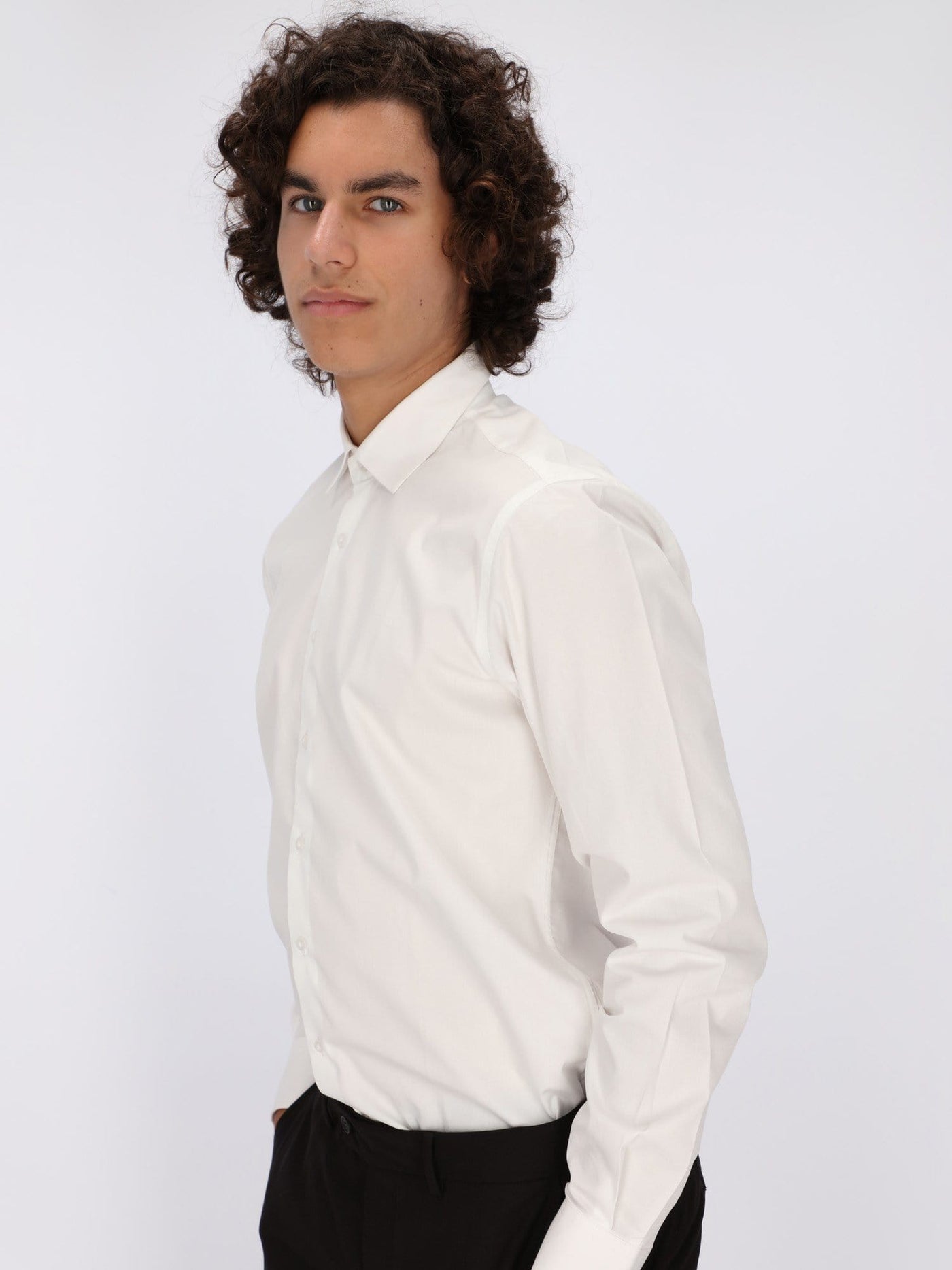 Daniel Hechter Shirts Basic Jacquard Long Sleeve Shirt
