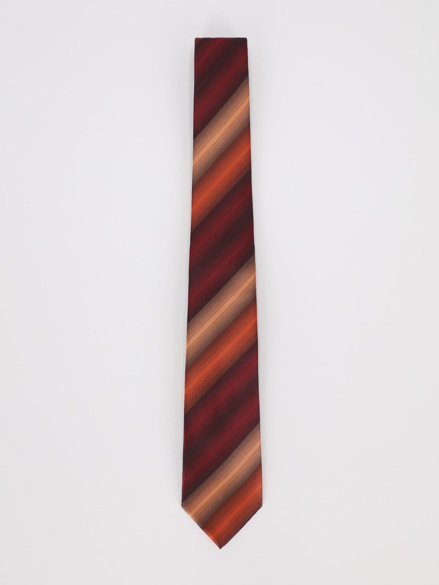 Daniel Hechter Other Accessories Black / Os Slim Necktie with Diagonal Stripes