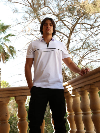 OR Polos Everything Is possible Front Print Polo Shirt