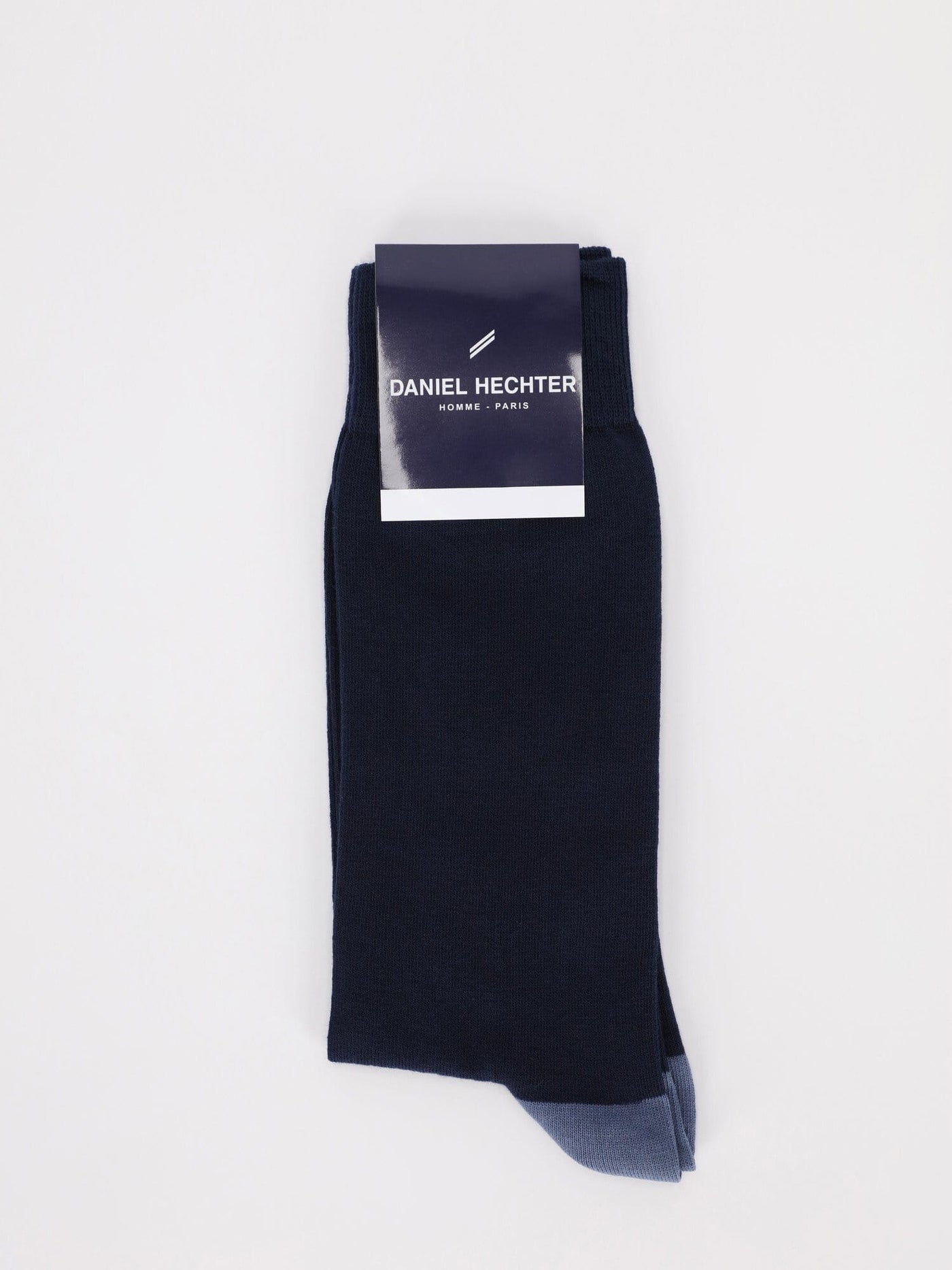 Daniel Hechter Other Accessories Os / NAVY Bi-tone Mid Calf Socks with Logo