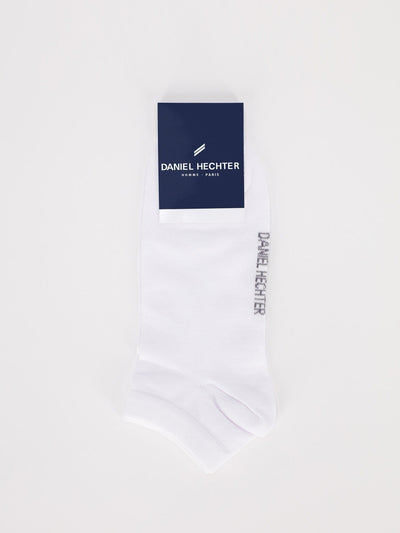 Daniel Hechter Other Accessories Os / WHITE Quarter Knit Socks with DH Logo