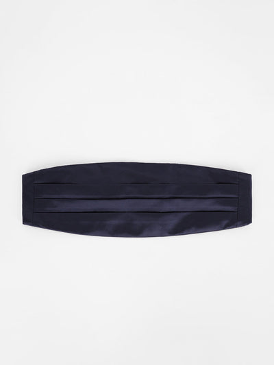 Daniel Hechter Other Accessories Navy / Os Classic Cumberbund with 3 Pleats