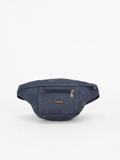 Daniel Hechter Other Accessories Navy / Os Leather Belt Bag with Washed Effect