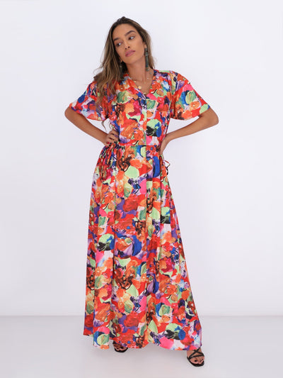 OR Dresses & Jumpsuits Hibiscus / L Long Length Printed Dress