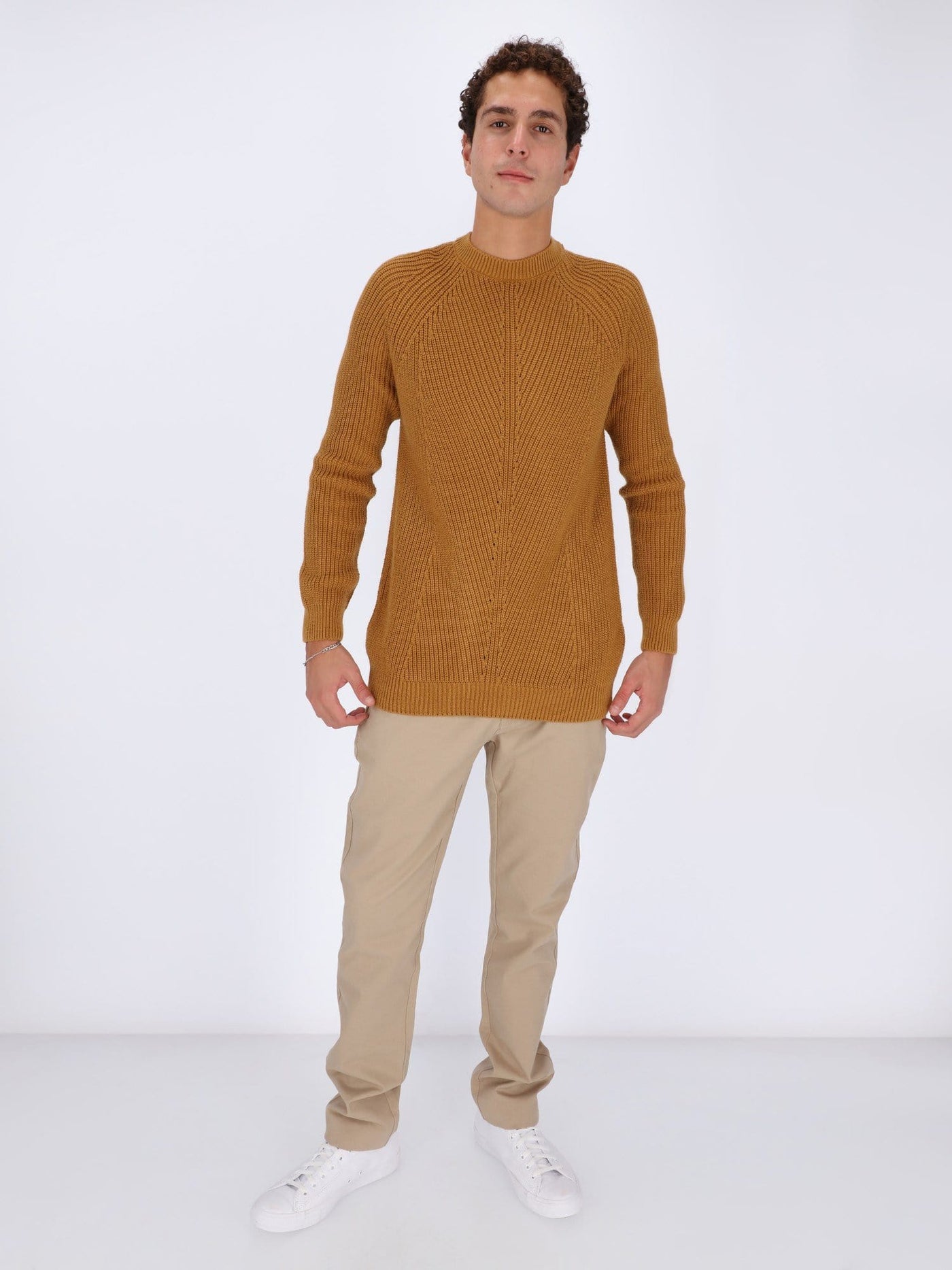 OR Knitwear Knitted Sweater with Ribbed Texture