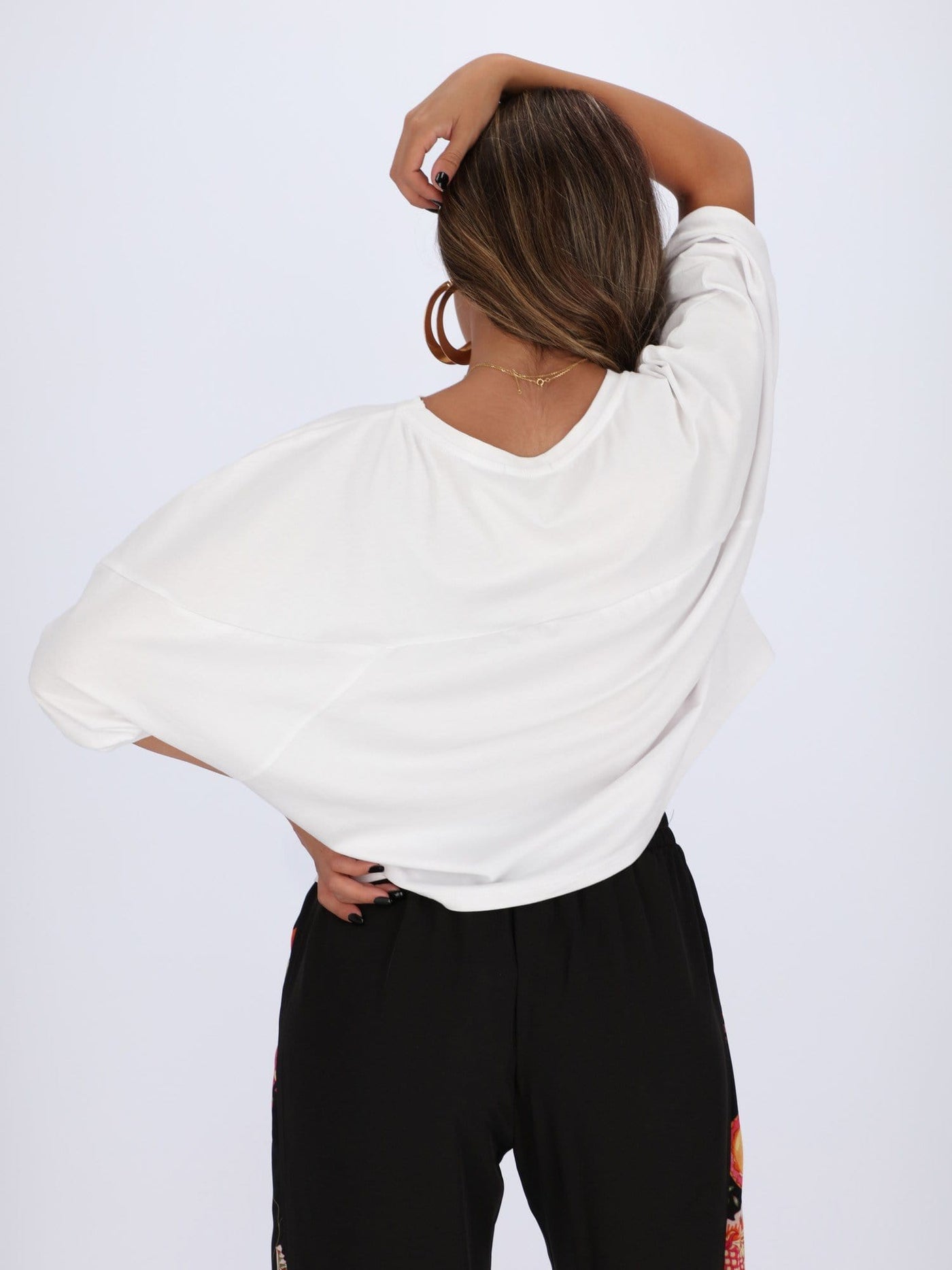 OR Tops & Blouses Batwing Sleeve Cropped Top