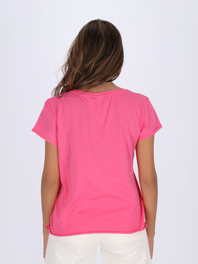 OR Tops & Blouses Front Text Print Cap Sleeve T-Shirt