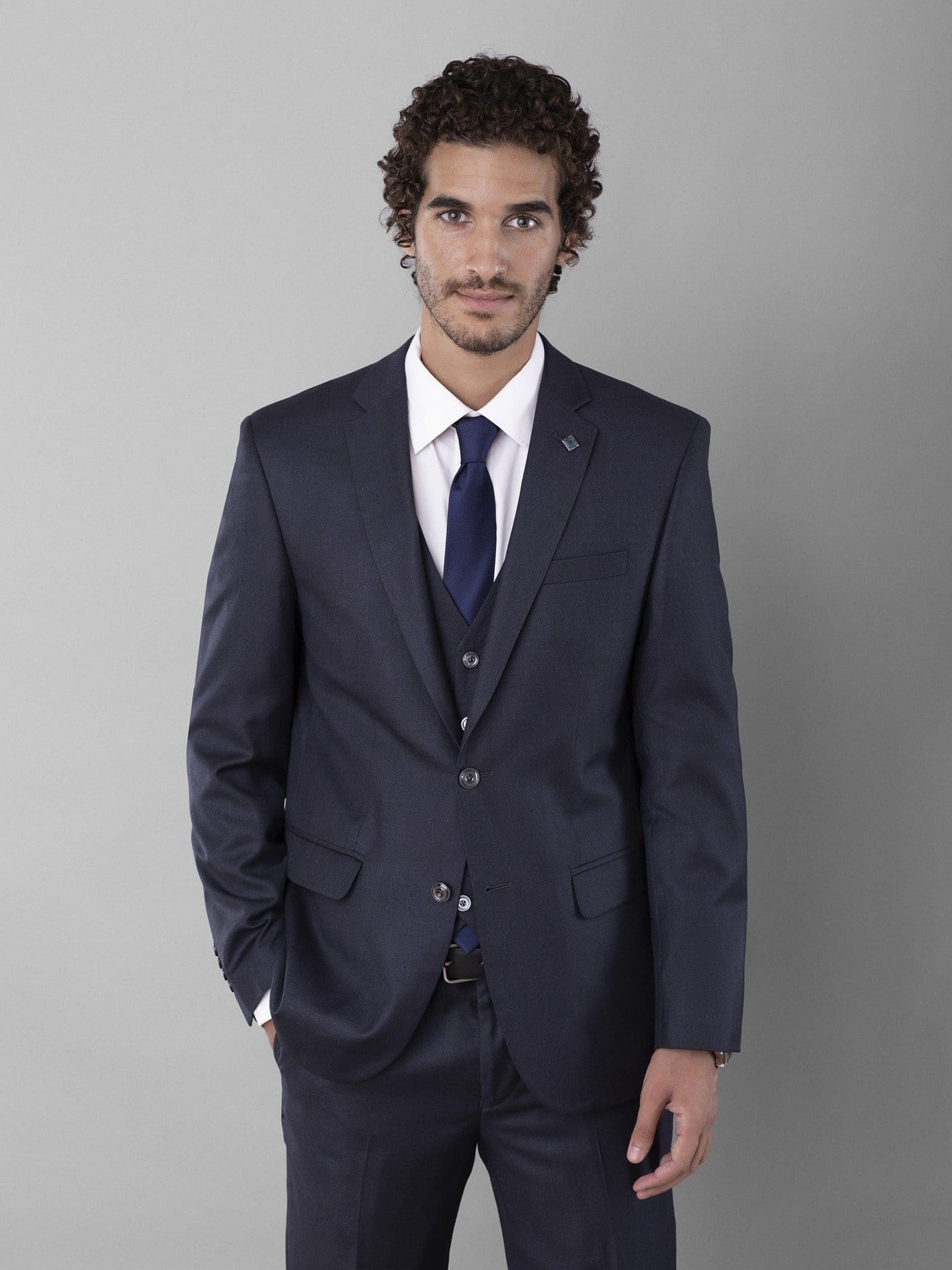 Daniel Hechter Suits & Blazers Navy / 48 Mini Jacquard Tailored Fit Blazer