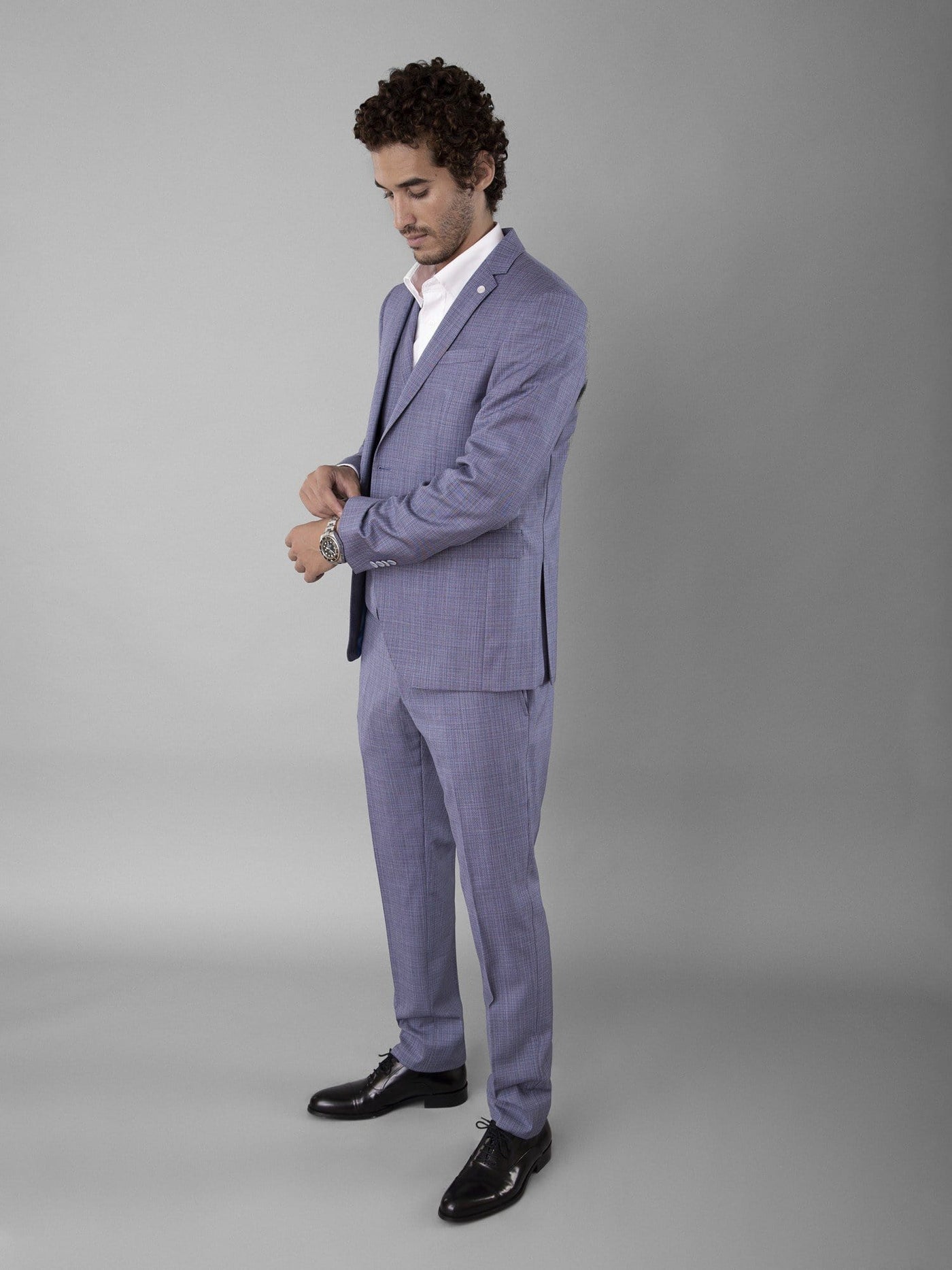 Daniel Hechter Suits & Blazers Tattersall Tux Blazer with Tailored Fit Cut