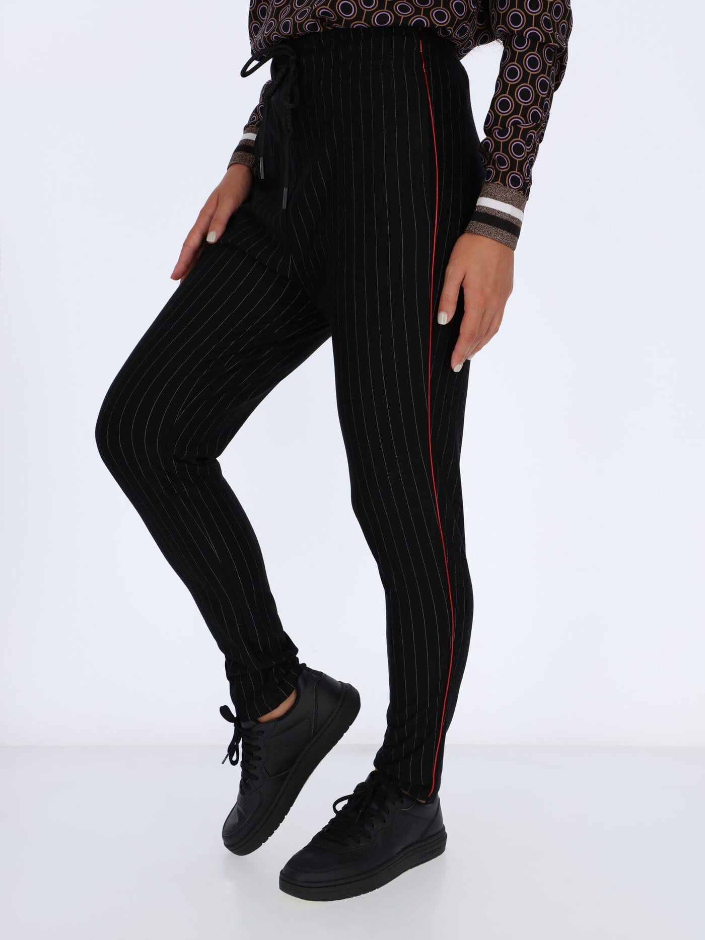 OR Pants & Leggings Thin Stripes Pants with Side Contrasting Stripe
