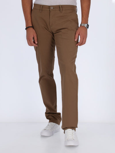 Daniel Hechter Pants & Shorts BROWN / 40 Basic Chino Pants with Side Pockets