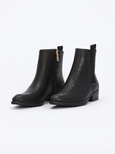 Textured Chelsea Boots