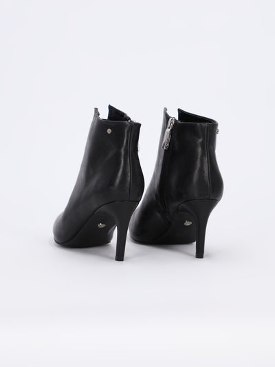 Basic High Heeled Ankle Boots
