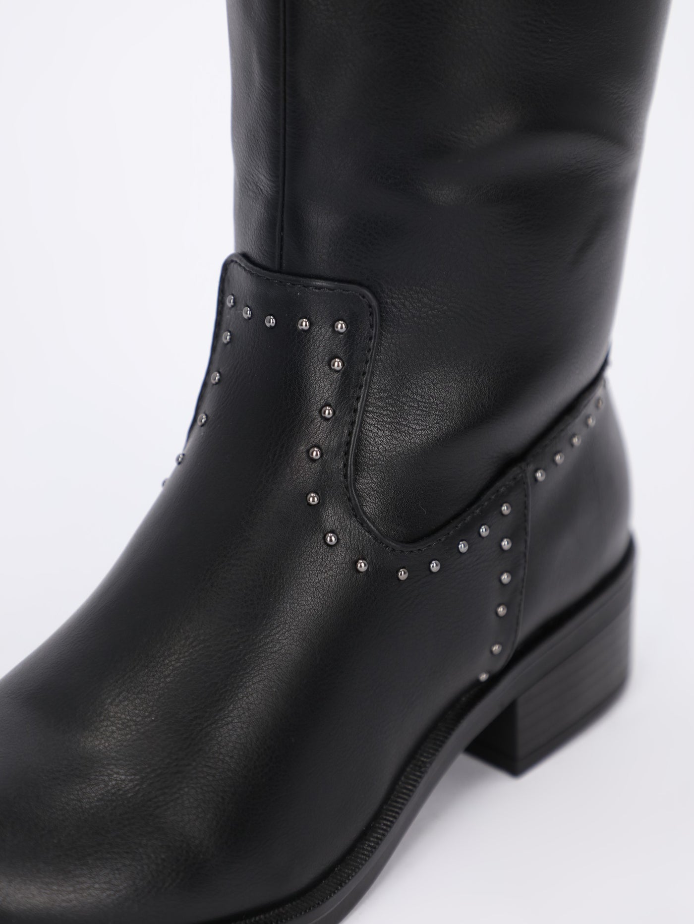 Studded Leather Boots