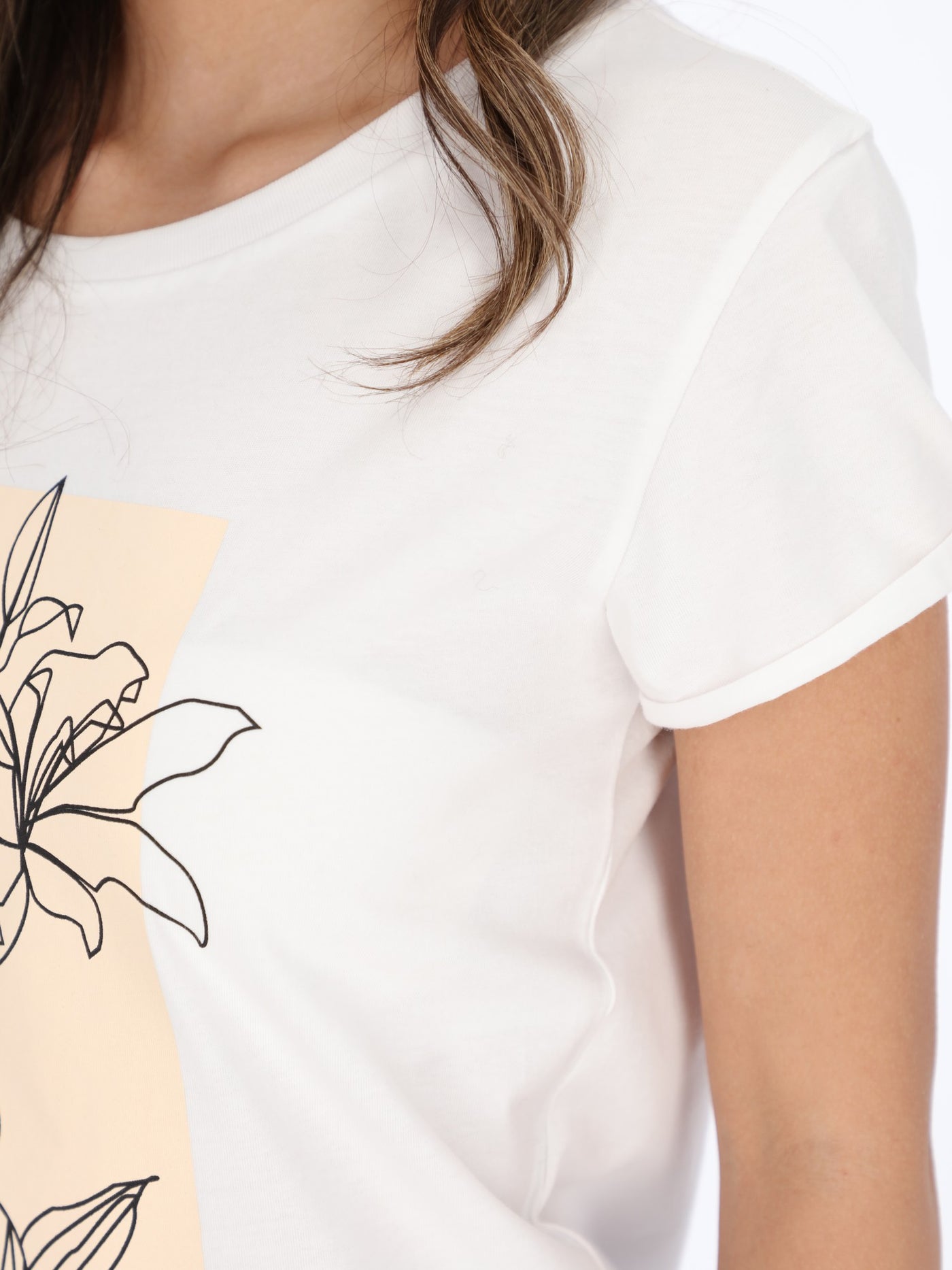 OR Women's Flower Block T-Shirt