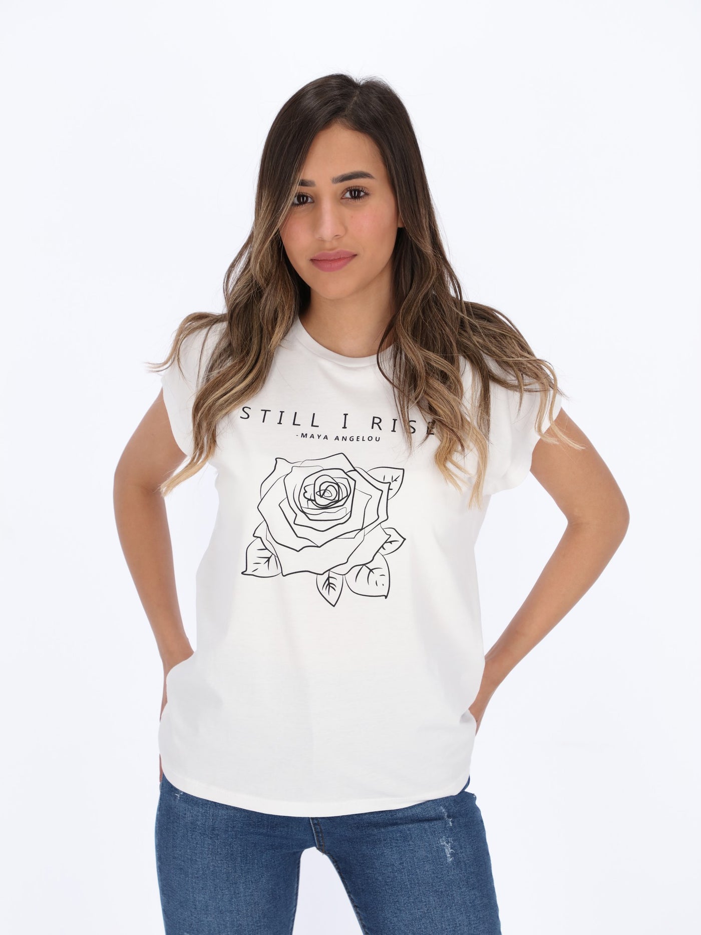 OR Women's Rose Muscle T-Shirt