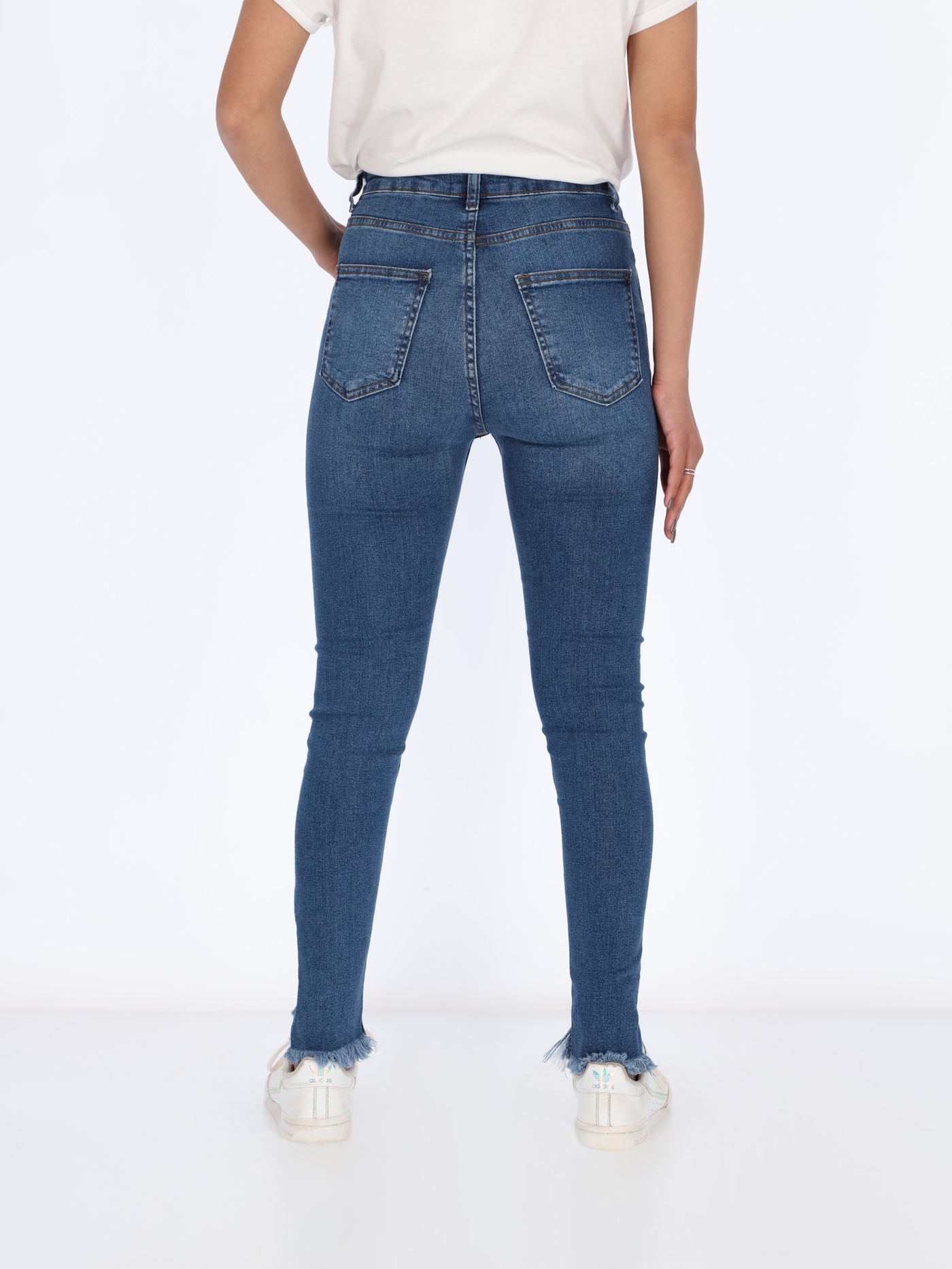 OR Women's Raw Hem Skinny Jeans