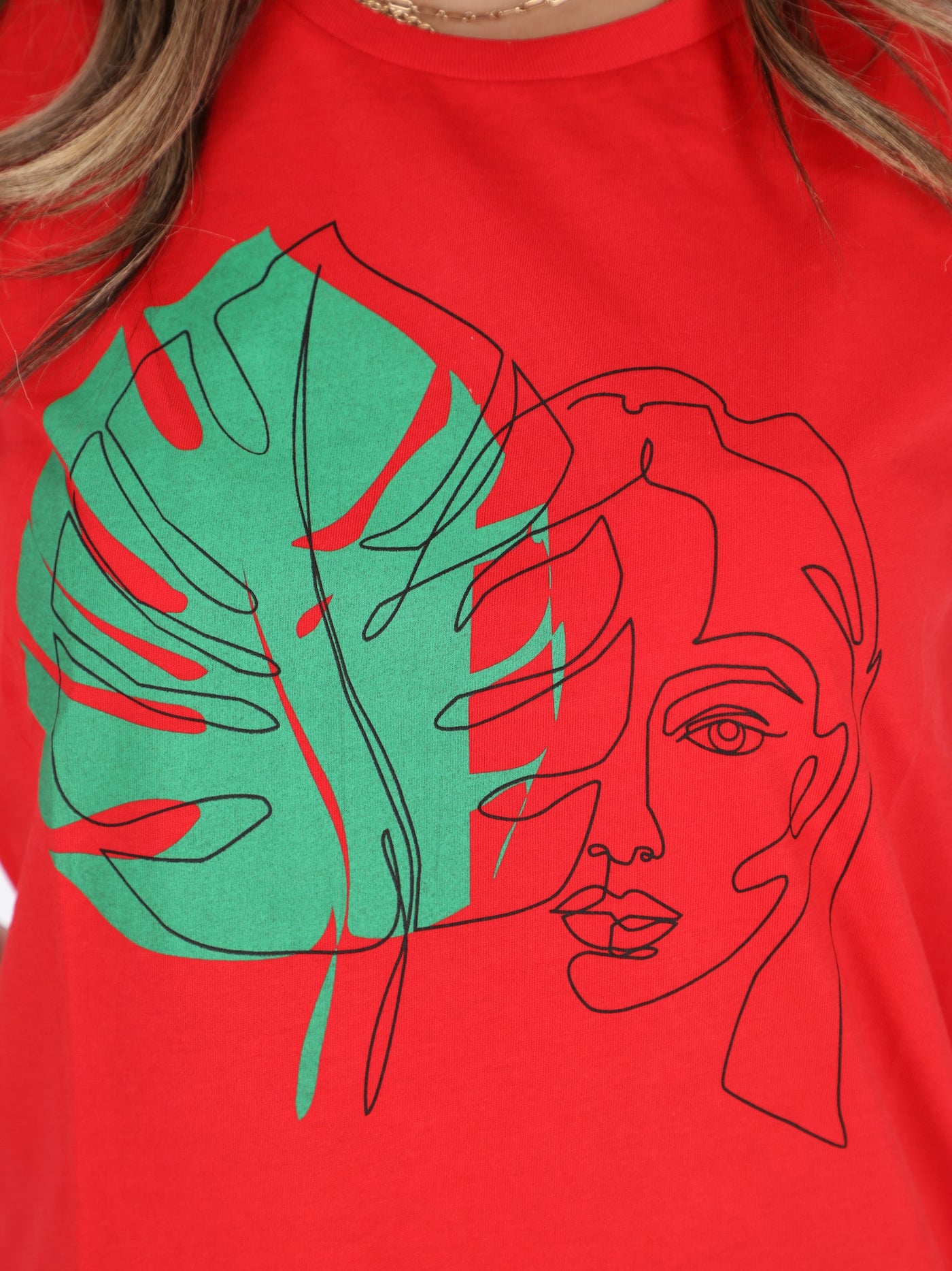 OR Women's Flower Abstract T-Shirt