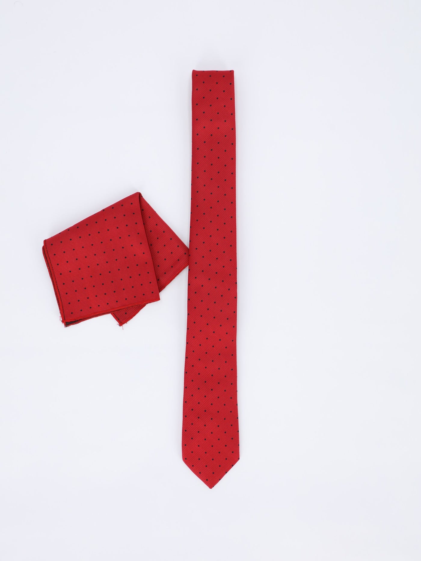 Daniel Hechter Men's Dotted Necktie and Pocket Square