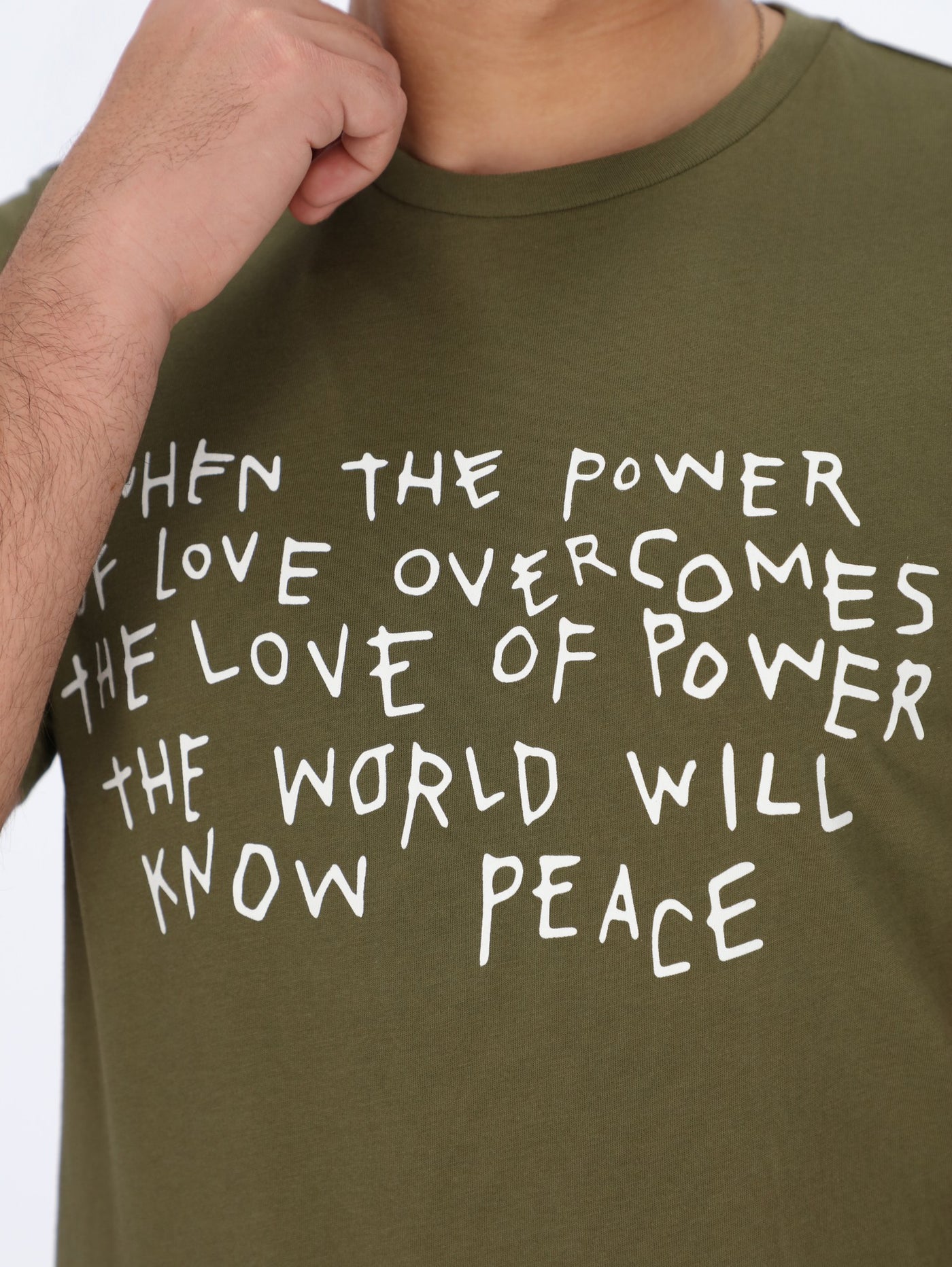 Power Of Love Print T-Shirt