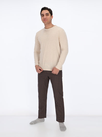 Checkered Pants Pyjama Set