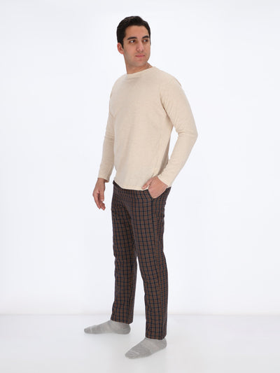 Checkered Pants Pyjama Set