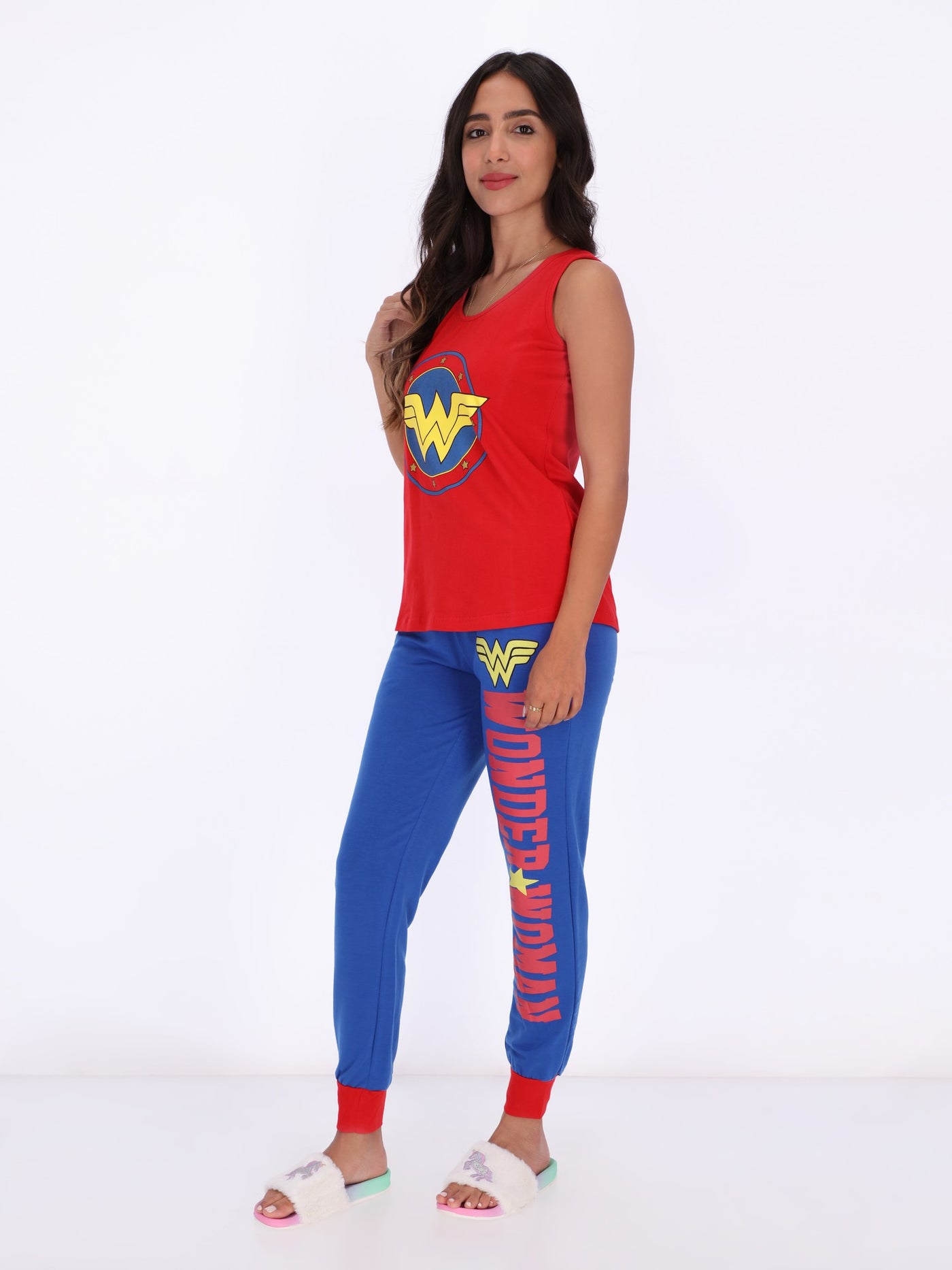 Kady Women's 2-Piece Wonder Woman Pajama Set