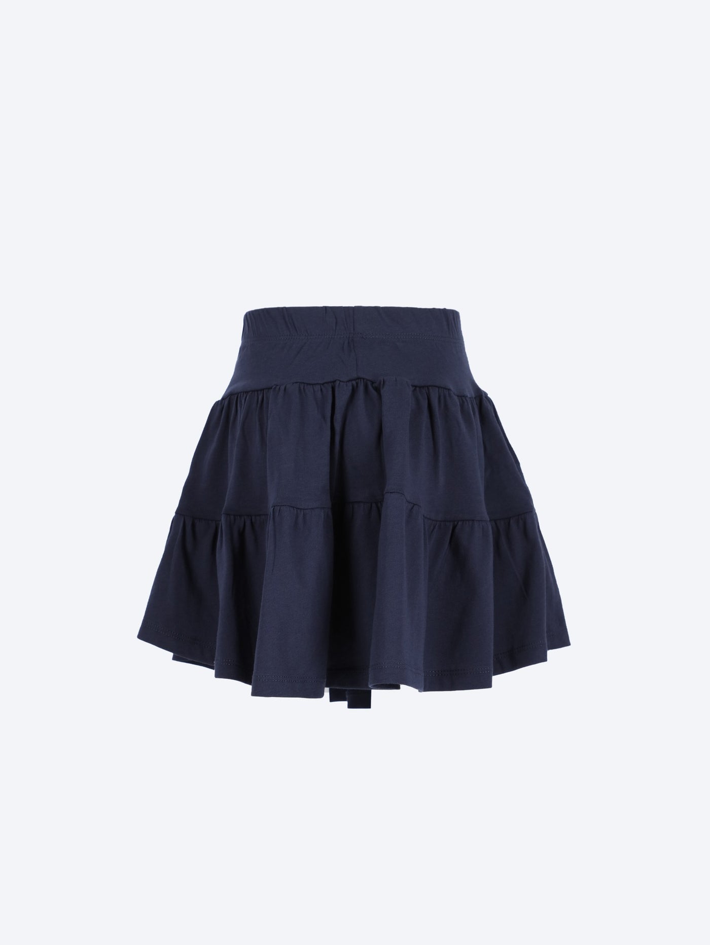 Kids Girl's Plain Ruffled Skirt