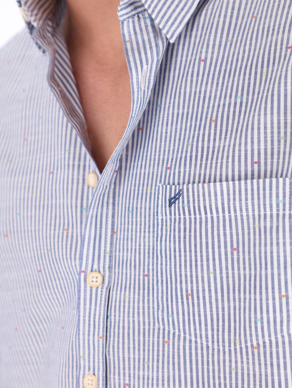Daniel Hechter Striped Polka Dot Shirt