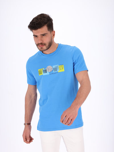 Daniel Hechter Graphic Print T-Shirt - Blue