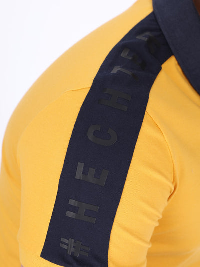 Daniel Hechter Men's Contrast Shoulder Tape Polo Shirt