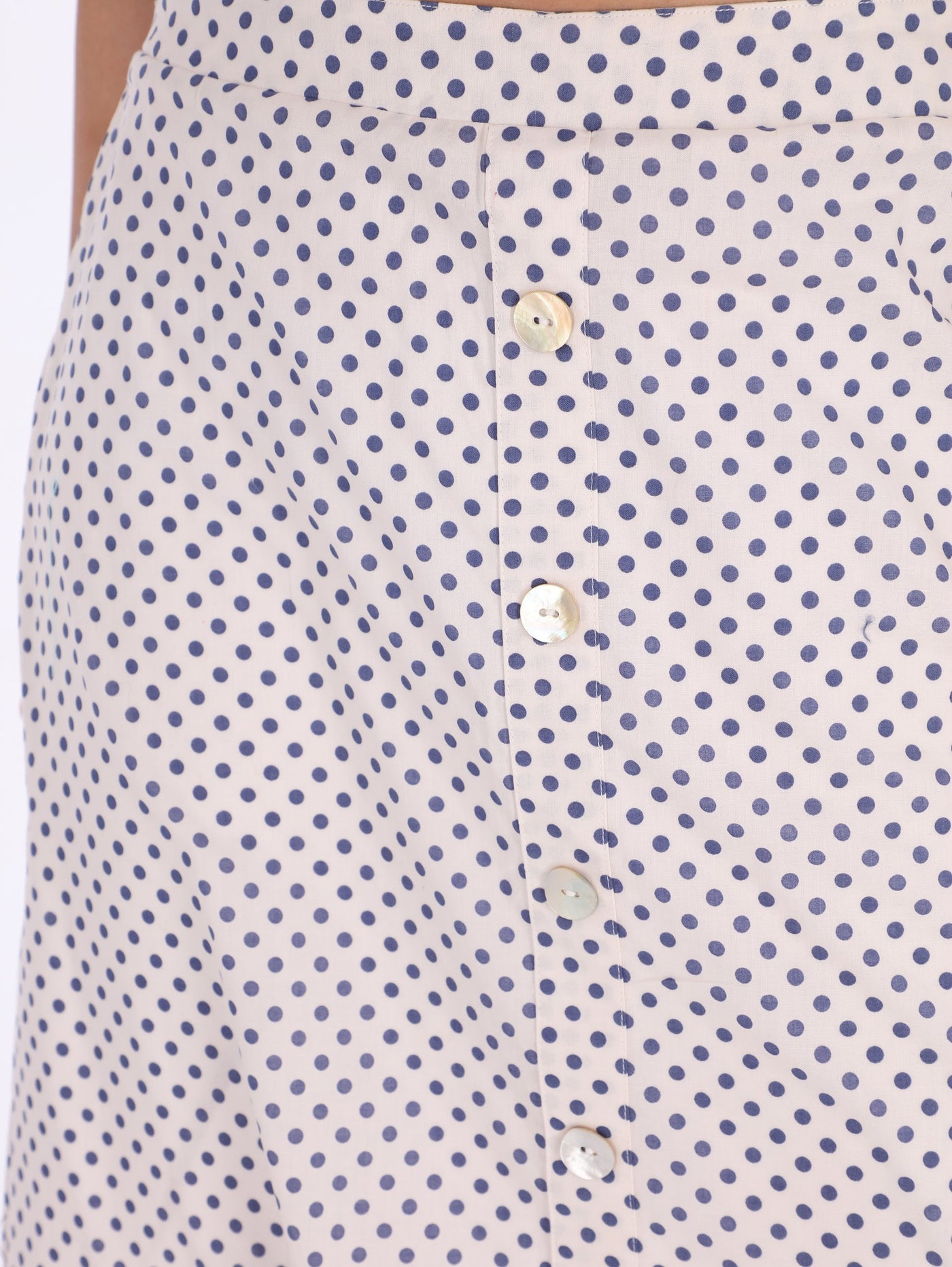 O'Zone Women's Ruffle Hem Polka Dot Skirt