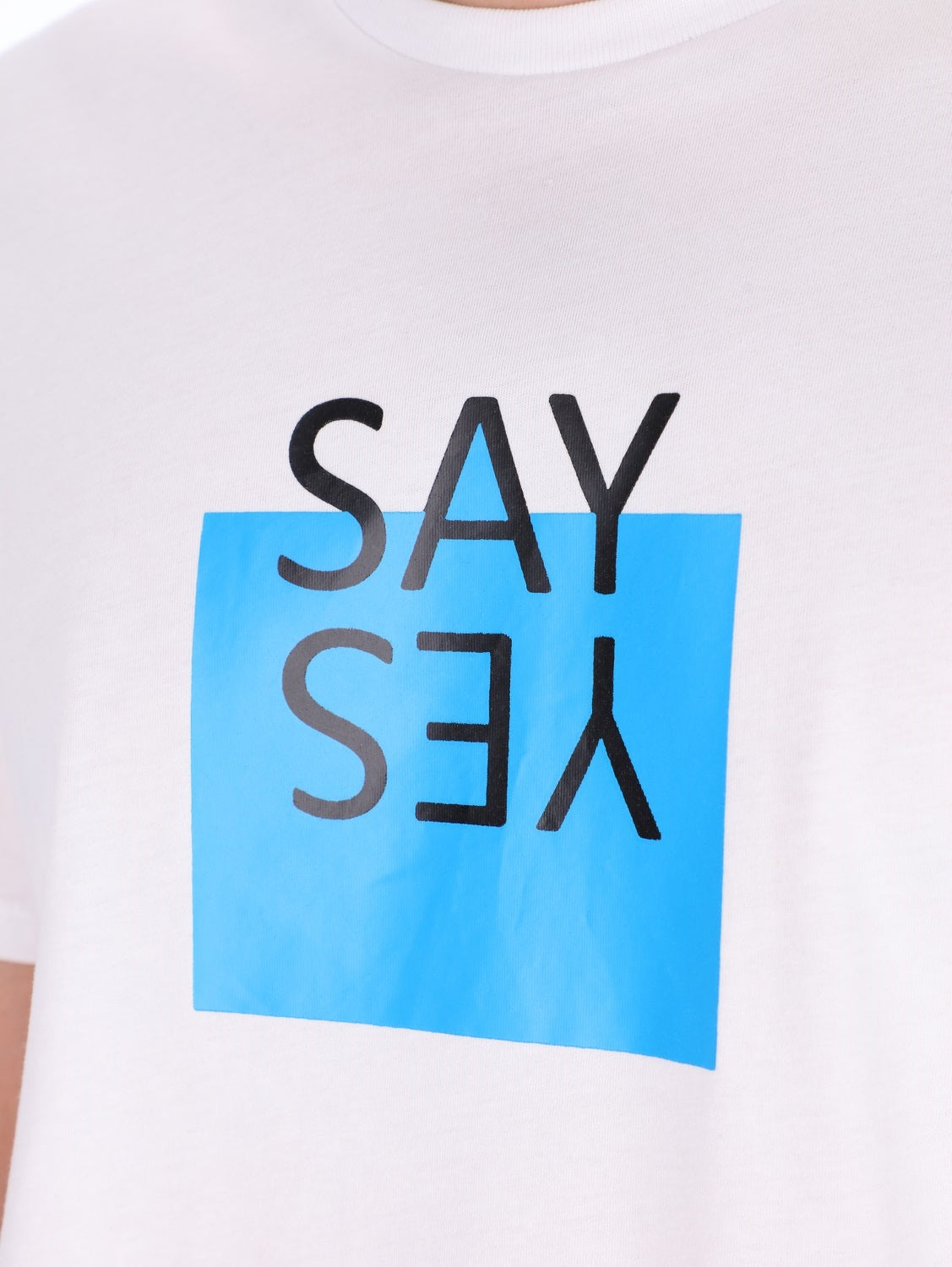 OR Men's Say Yes Print Crew Neck T-Shirt