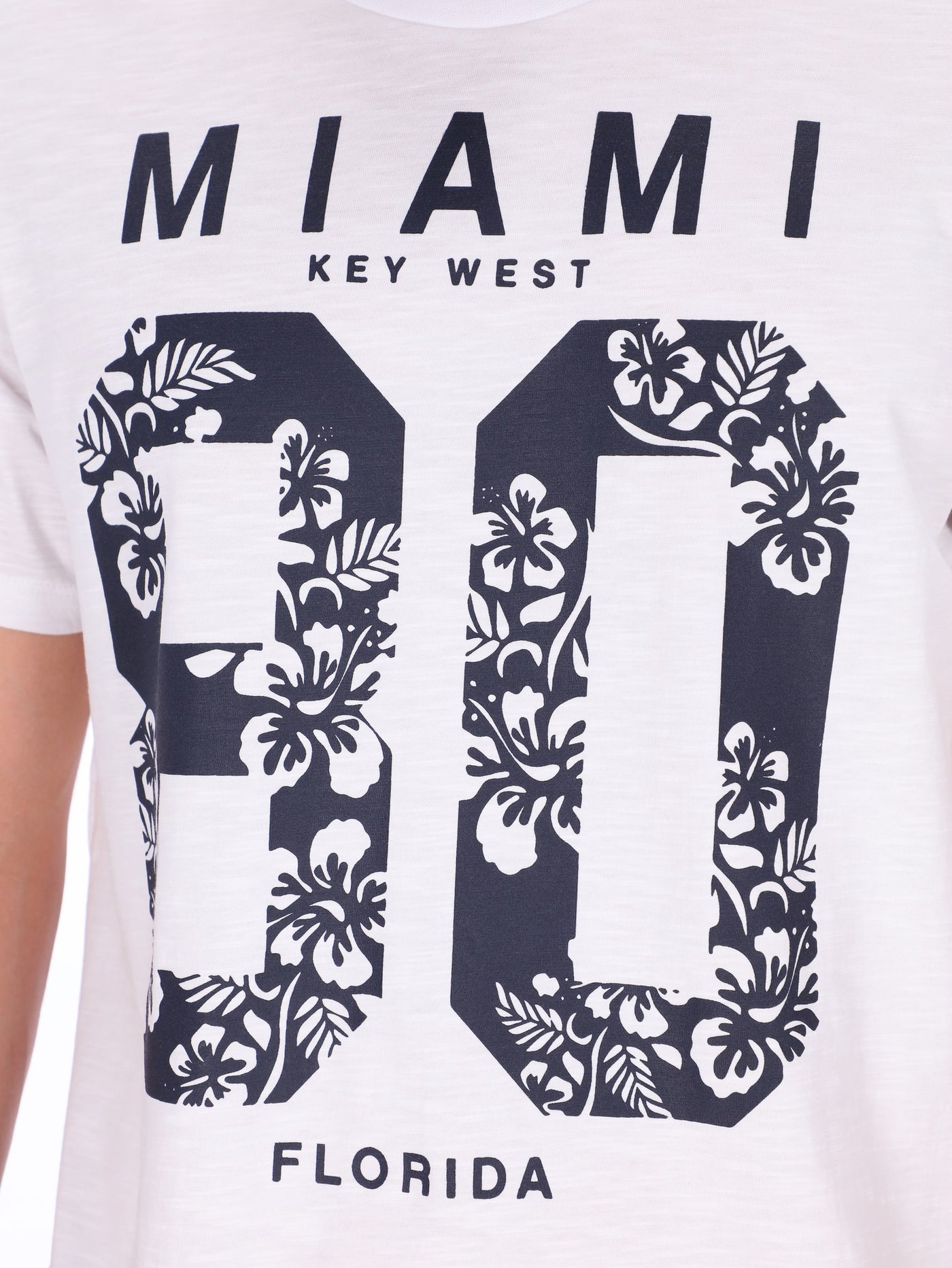 OR Men's Crew Neck Miami Print T-Shirt