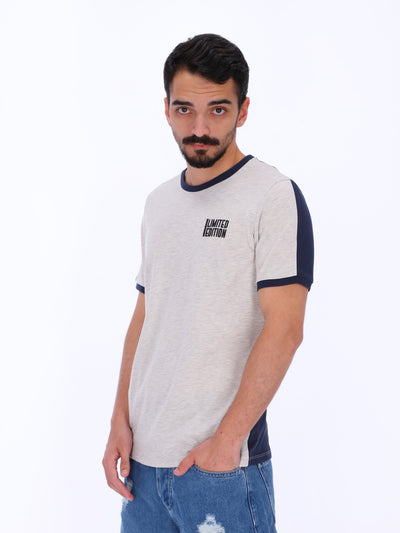 OR Men's Two Tone Printed T-Shirt