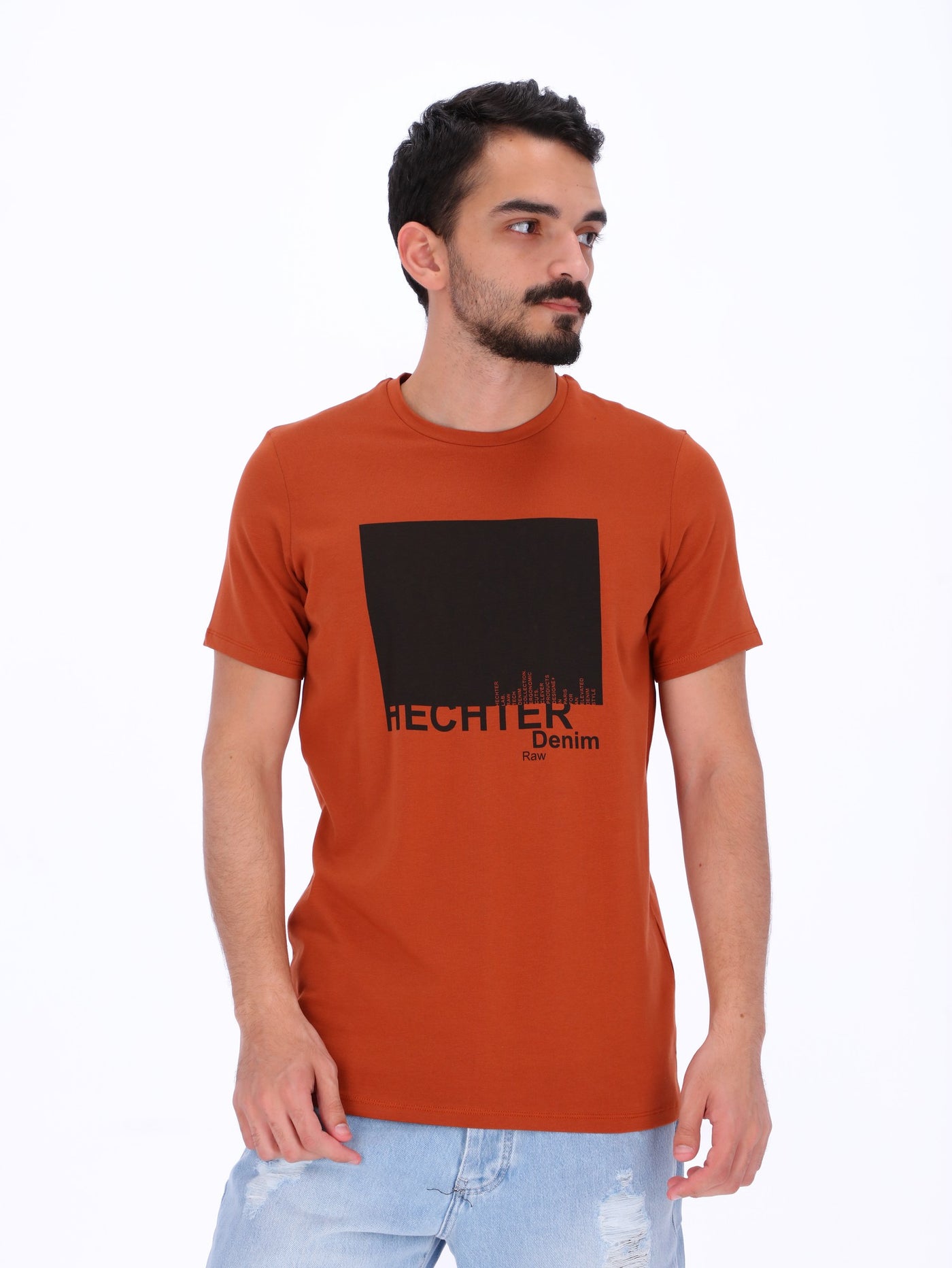 Daniel Hechter Men's Crew Neck Printed T-Shirt