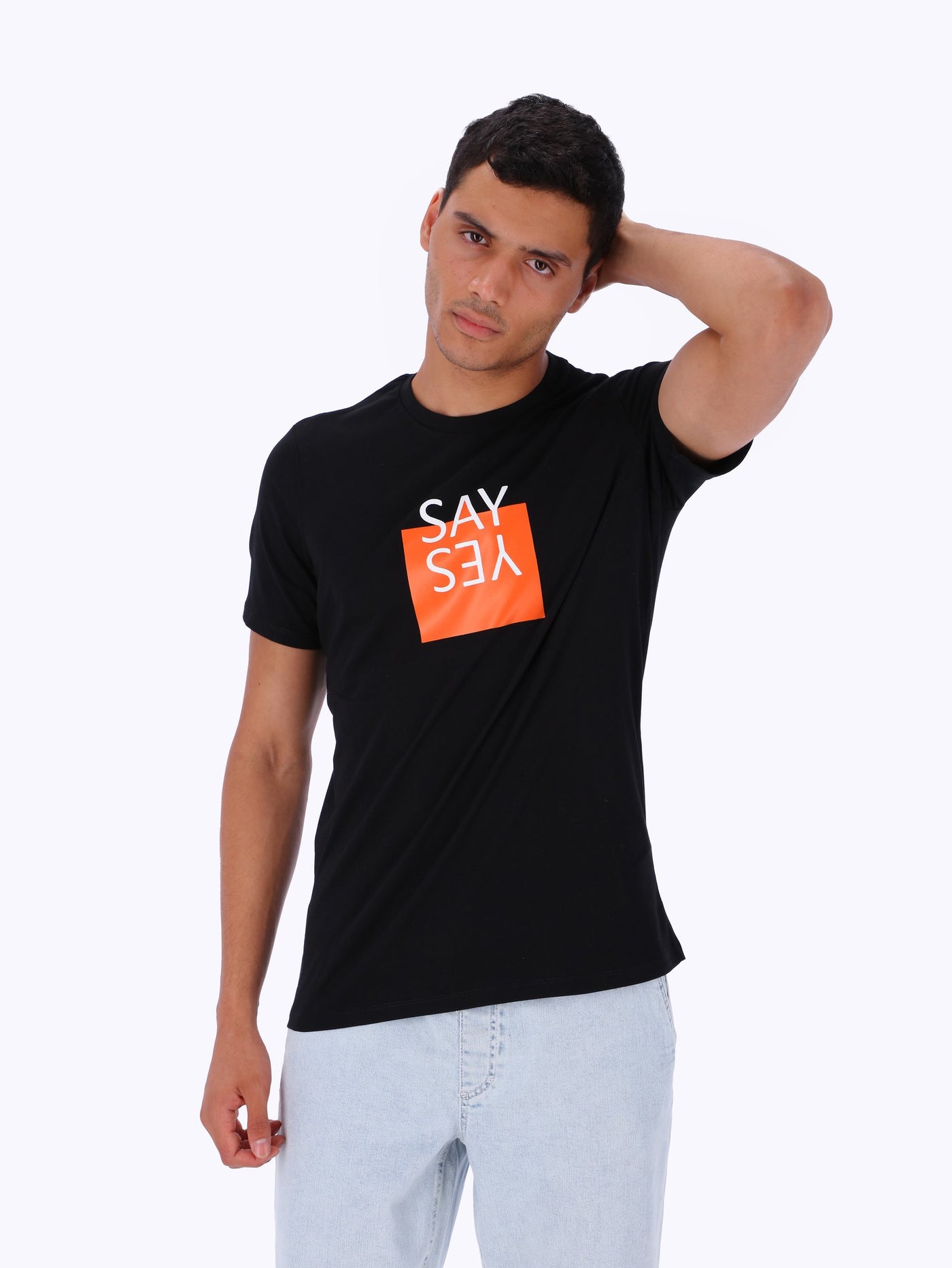 OR Men's Say Yes Print Crew Neck T-Shirt