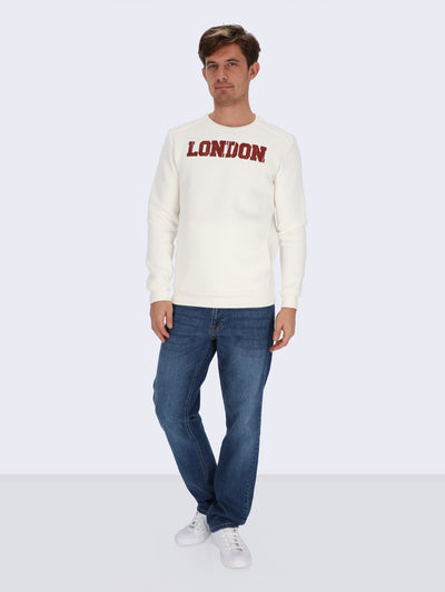 London Front Print Sweatshirt