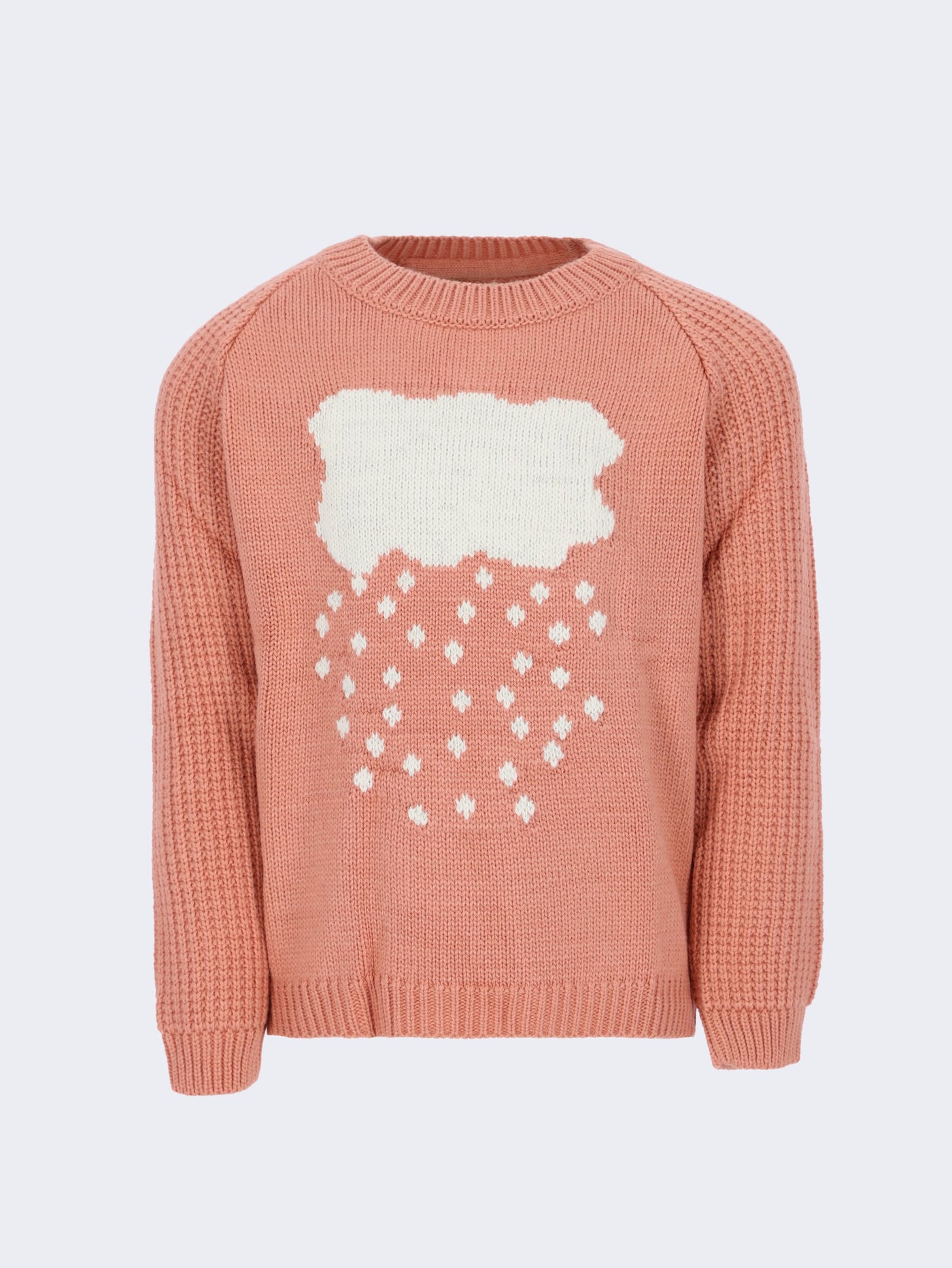 Kids Girls Cloud Front Print Pullover