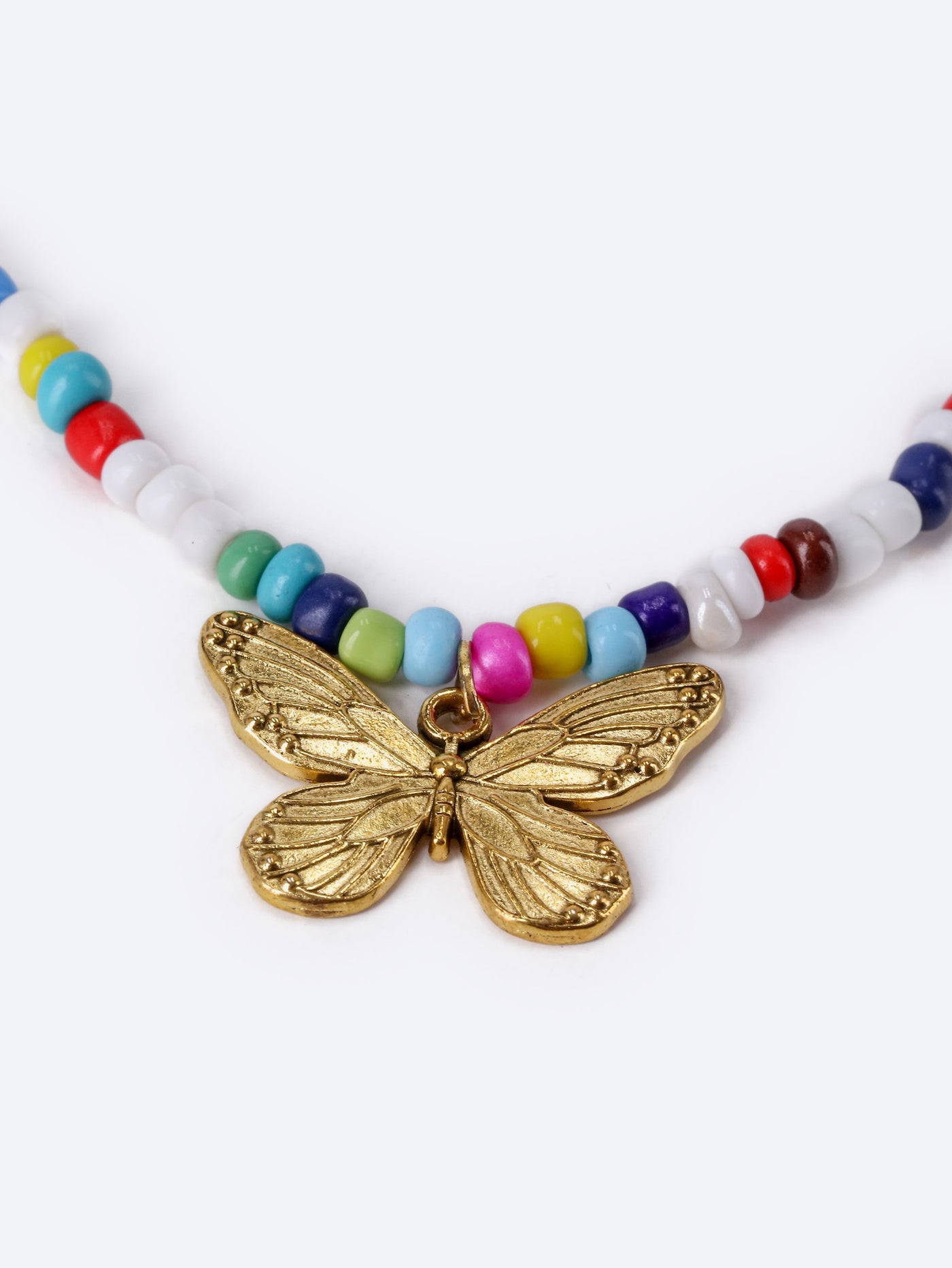 Butterfly Charm Bracelet - Beads