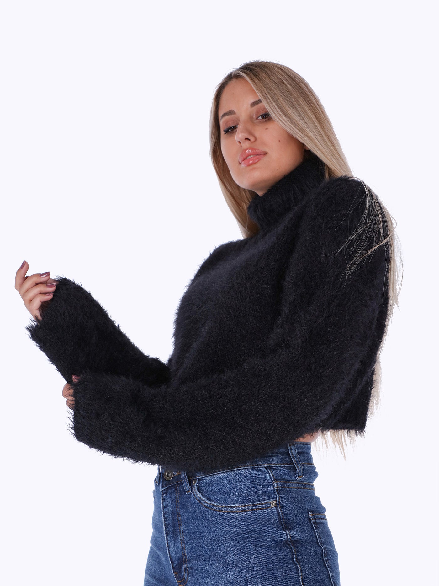 Oversized Pullover - Cropped