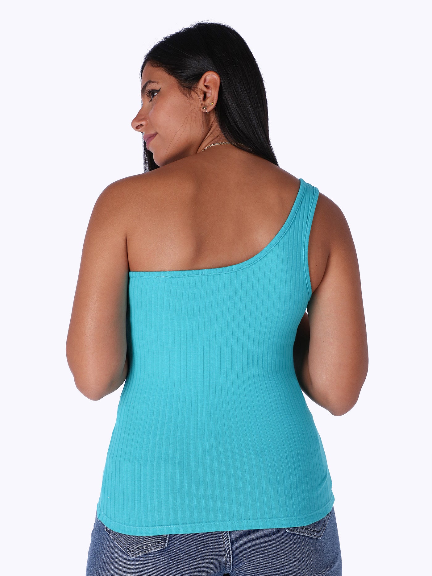 OR Women's One Shoulder Ribbed Top