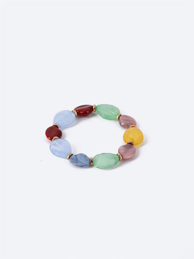 Bead Bracelet - Set of 5 - Colorful