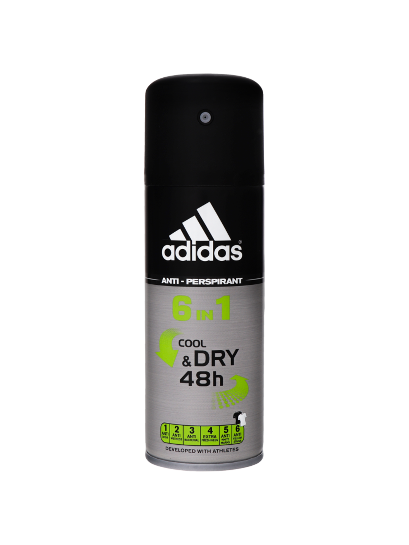 Men's Adidas 6 In 1 Cool & Dry 48h Anti-Perspirant Spray - 150ML