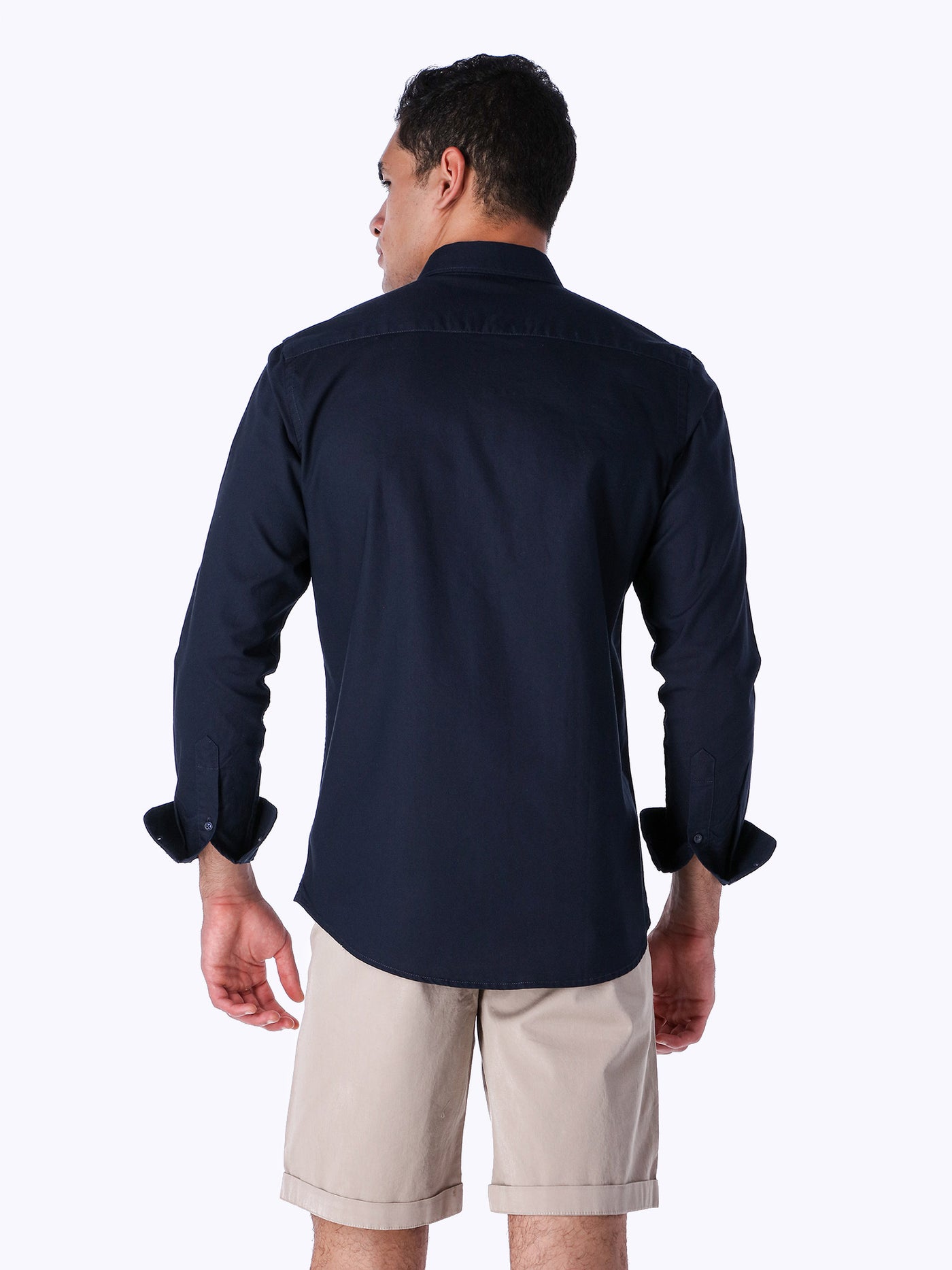 Daniel Hechter Men's Long Sleeve Embroidered Patch Shirt