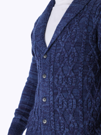 OR Mens Cable Knit Cardigan