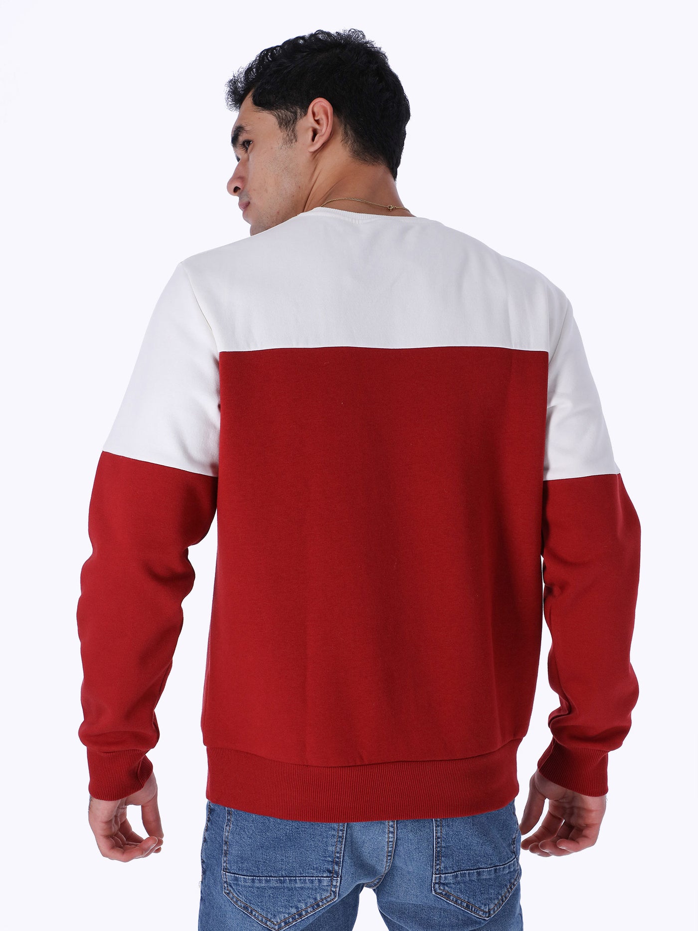 OR Men's Color Block Printed Sweatshirt