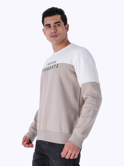 OR Men's Color Block Printed Sweatshirt