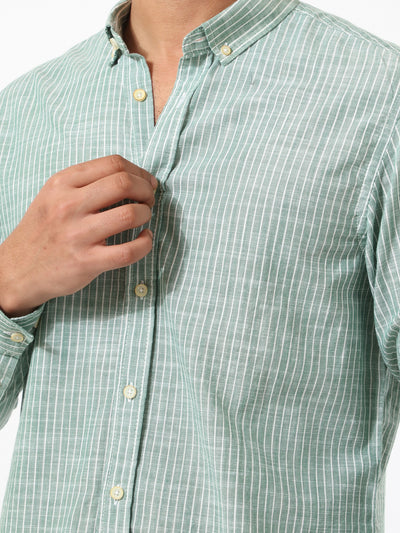 Shirt - Long Sleeved - Striped